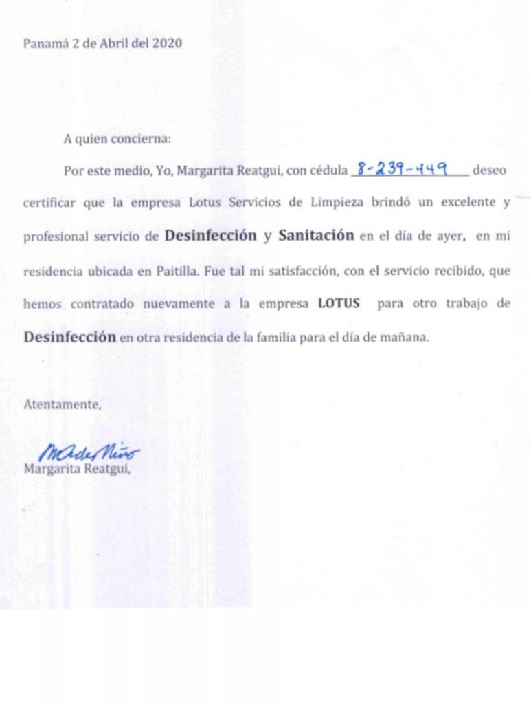 Servicio de desinfección y sanitización en Panamá