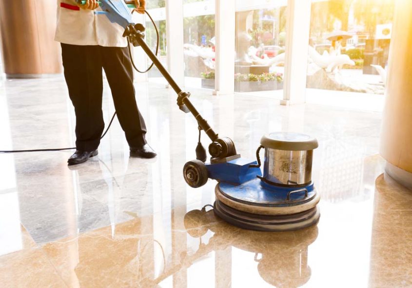 Pulimiento de pisos de marmol en Panamá
