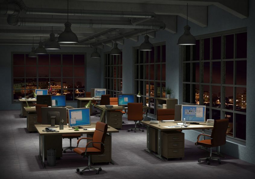 Limpieza de oficinas de noche en Panama