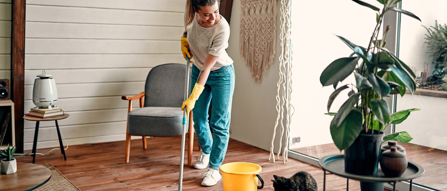 cómo mantener la casa limpia sin tiempo