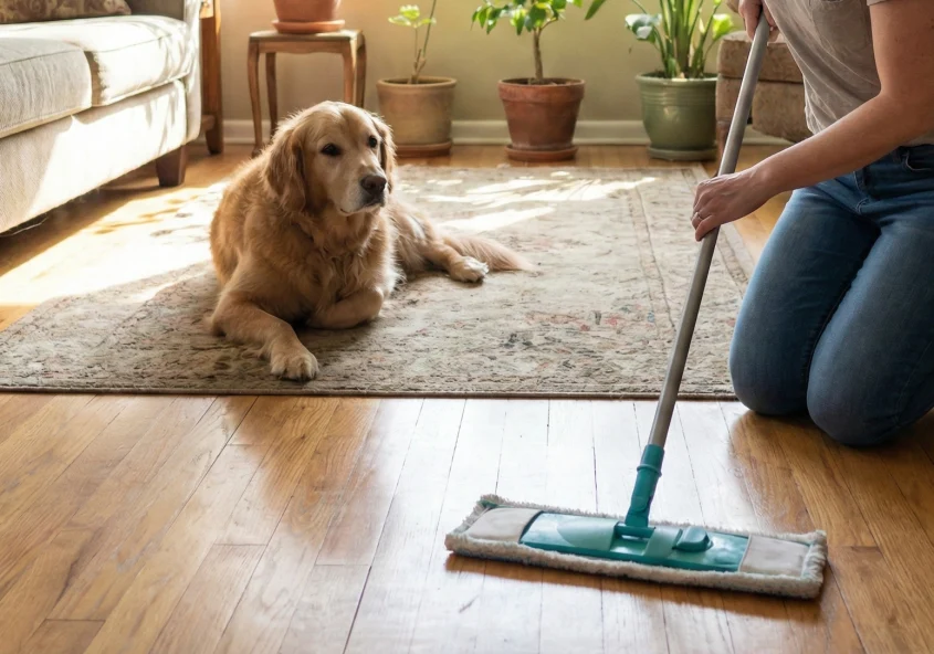 Cómo limpiar la casa cuando hay animales en casa