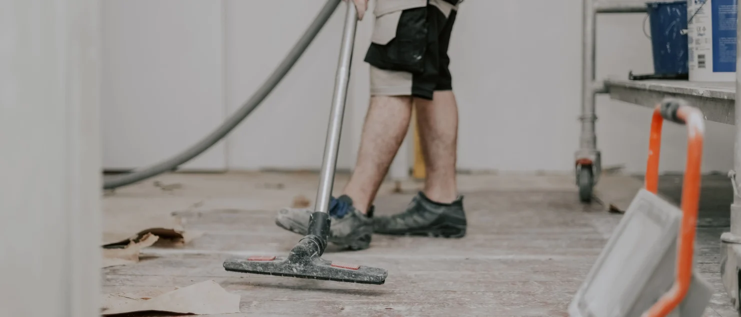 Eliminar polvo de yeso