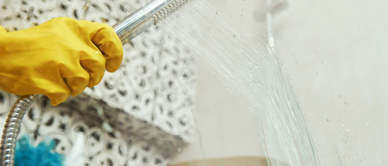 Cómo eliminar las manchas blancas en las mamparas de vidrio del baño